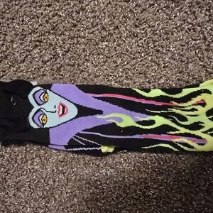 Disney Maleficent Socks - Black, Purple, Green